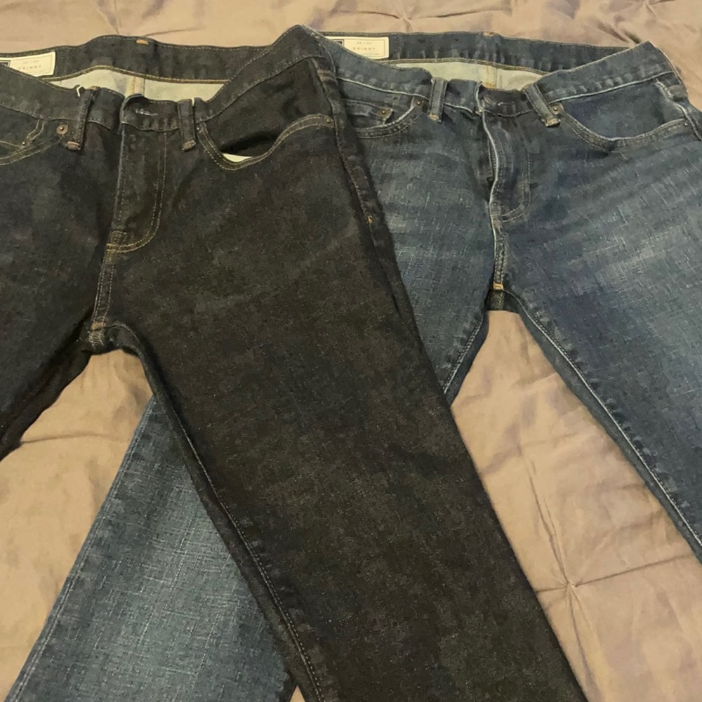 GAP jean bundle size 28x30 skinny fit